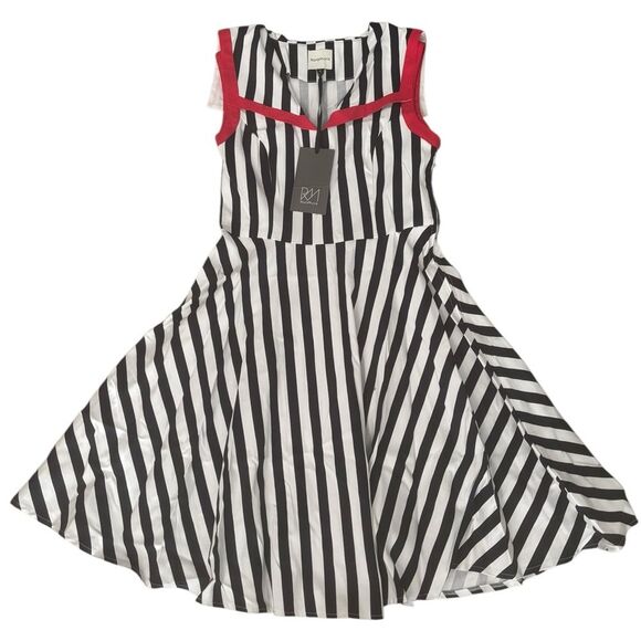 Royal Monk Dresses & Skirts - NWT Navy Blue/ Red/White fit & flair Sailor Moon dress-size SM